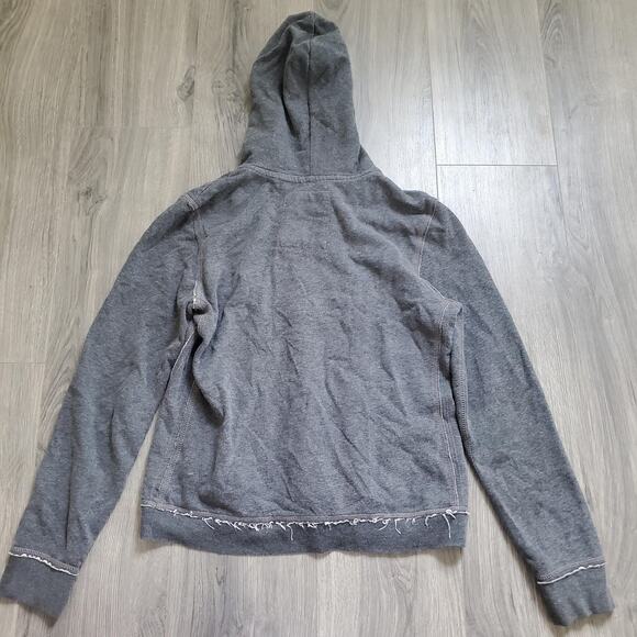 Aeropostale Hoodie Womens XL Full Zip Embroidered Spell Out New York Distressed - Picture 3 of 7